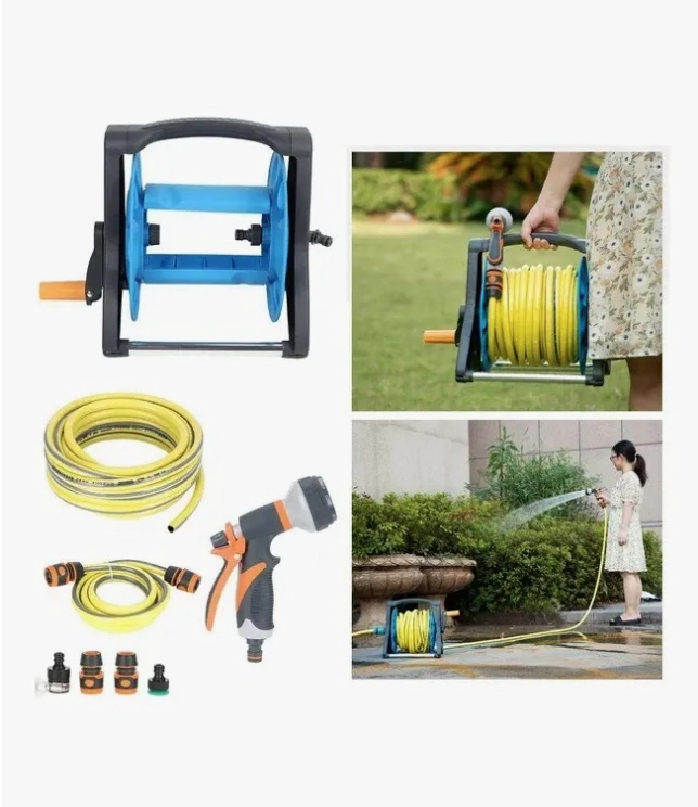 MANGUERA RETRACTIL CARRETE Y PULVERIZADOR - 5