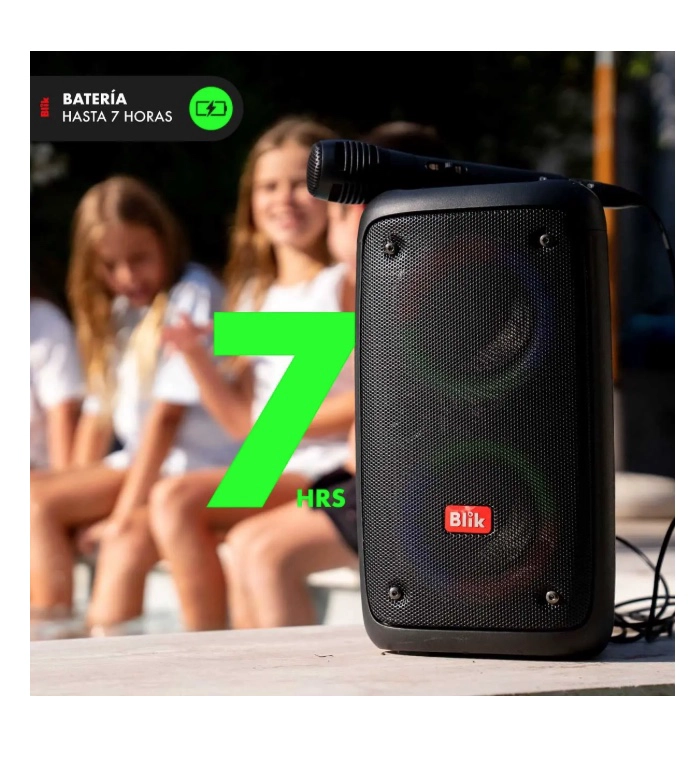 PARLANTE KARAOKE BLUETOOTH CON MICROFONO - 3