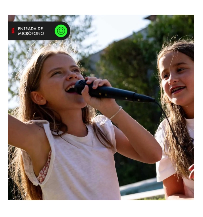 PARLANTE KARAOKE BLUETOOTH CON MICROFONO - 6