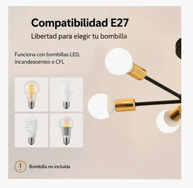 LAMPARA DE TECHO COLGANTE - 5