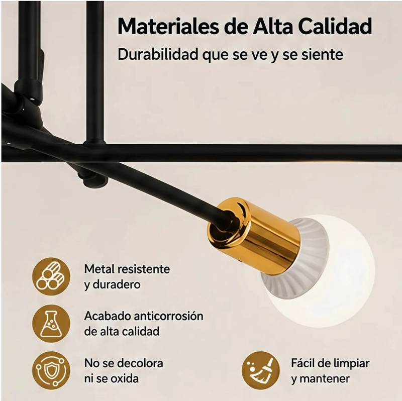 LAMPARA DE TECHO COLGANTE - 7