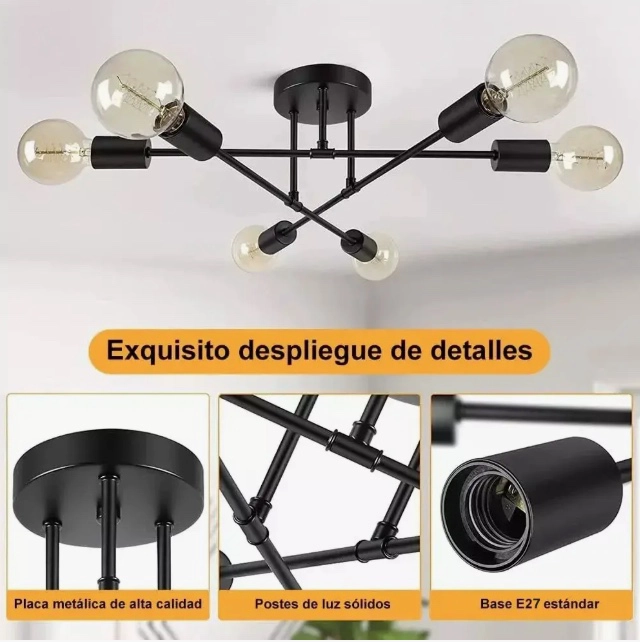 LAMPARA DE TECHO MODERNA - 2