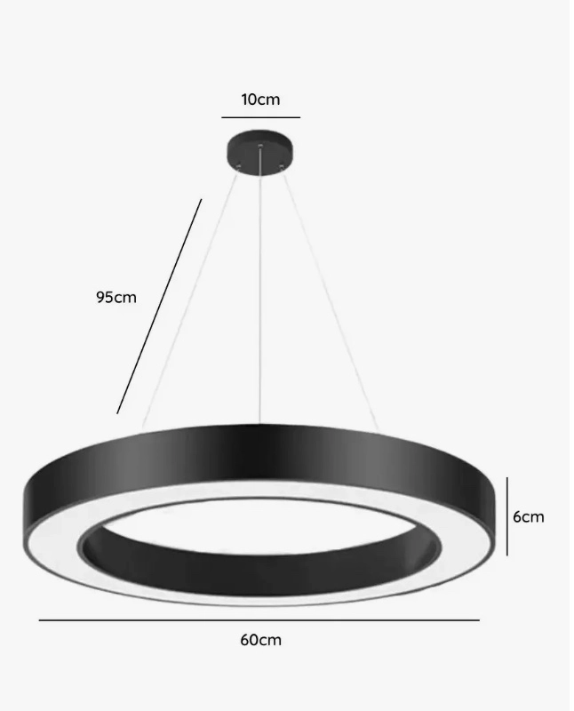 LAMPARA LED COLGANTE REDONDA - 2