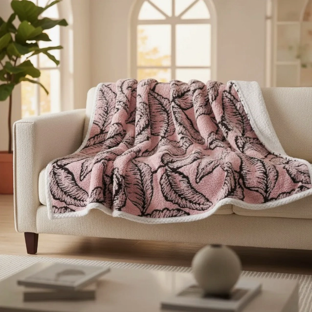 FRAZADA SHERPA CON CHIPORRO 2 P 200 X 230 CM - 2