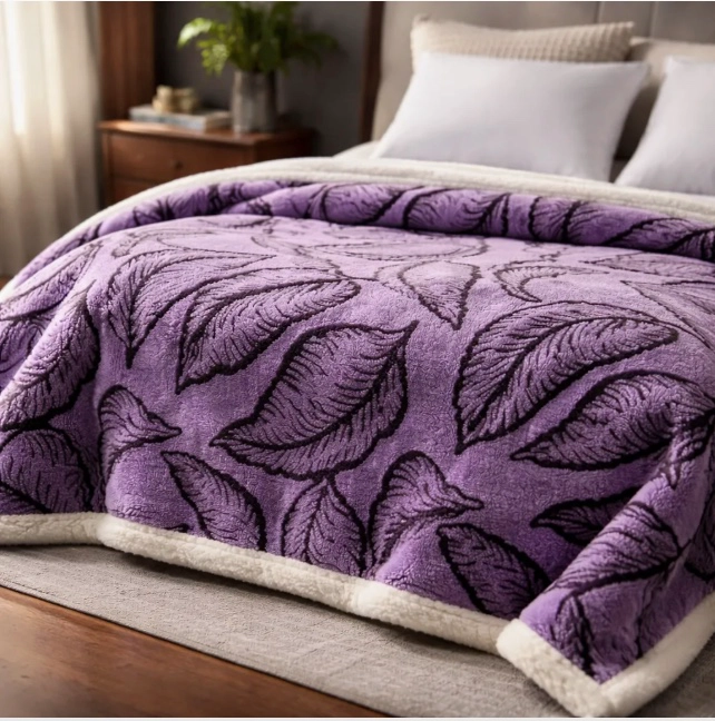 FRAZADA SHERPA CON CHIPORRO 2 P 200 X 230 CM - 1