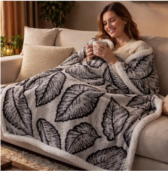 FRAZADA SHERPA CON CHIPORRO 2 P 200 X 230 CM - 5