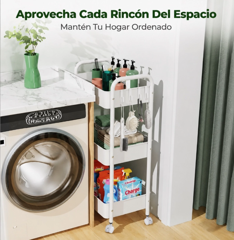 CARRO ORGANIZADOR RUEDAS - 3
