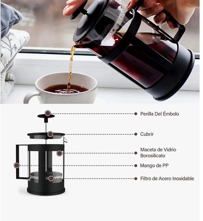 CAFETERA FRANCESA 350ML - 7