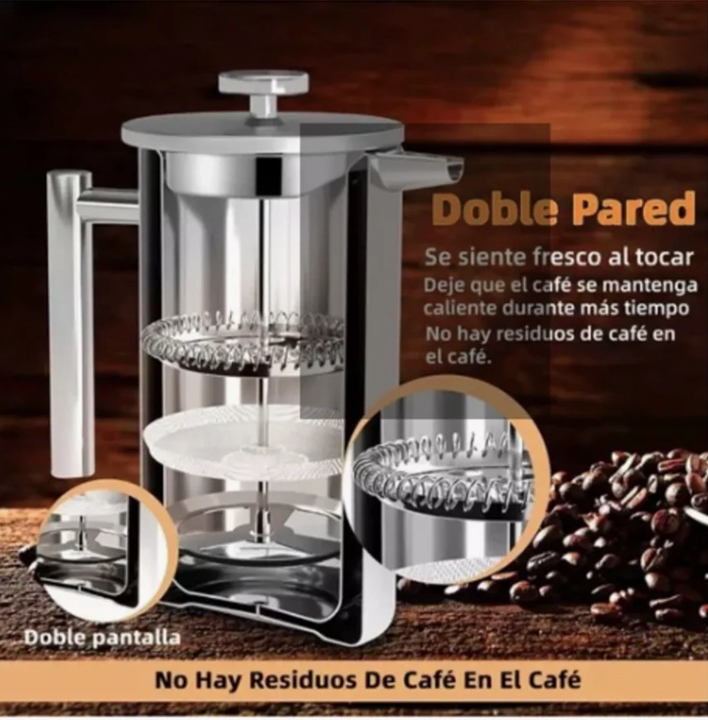 CAFETERA DE PRENSA FRANCESA, 800 ML - 3