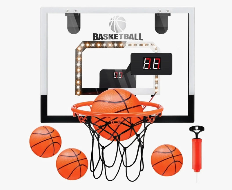 TABLERO DE BASQUETBOL NIÑOS CON CONTADOR ELECTRONICO - 1