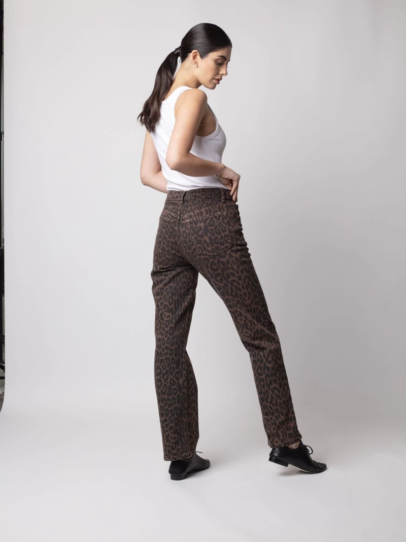 JEANS NINA ANIMAL PRINT MOMCHIC CAFE - 2