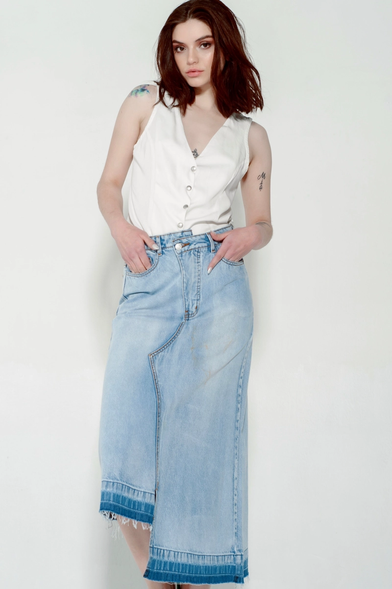 FALDA ASIME TRICA AZUL - 1