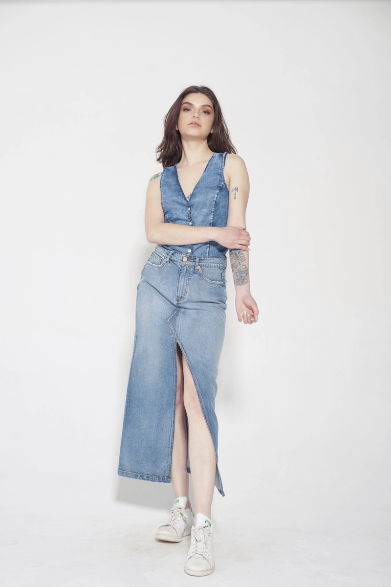 FALDA SOFIA AZUL - 2