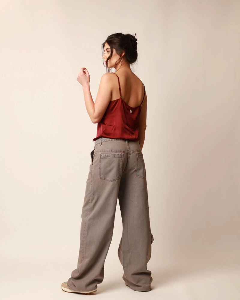 JEANS MIRANDA EXTRA BAGGY MOMCHIC AZUL VIOLETA - 4