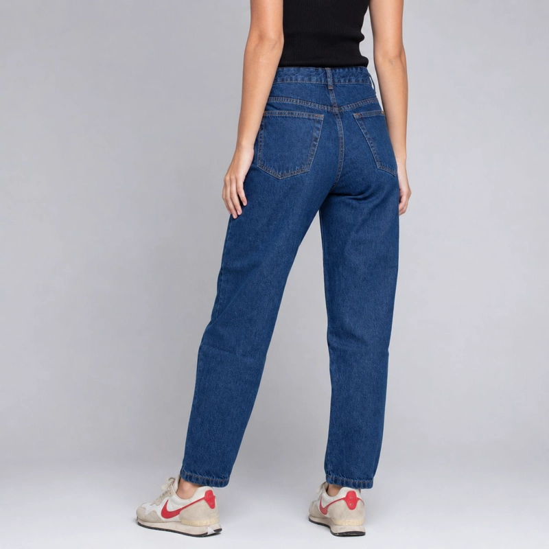 JEANS MOM OLIVIA DENIM MOMCHIC AZUL - 2