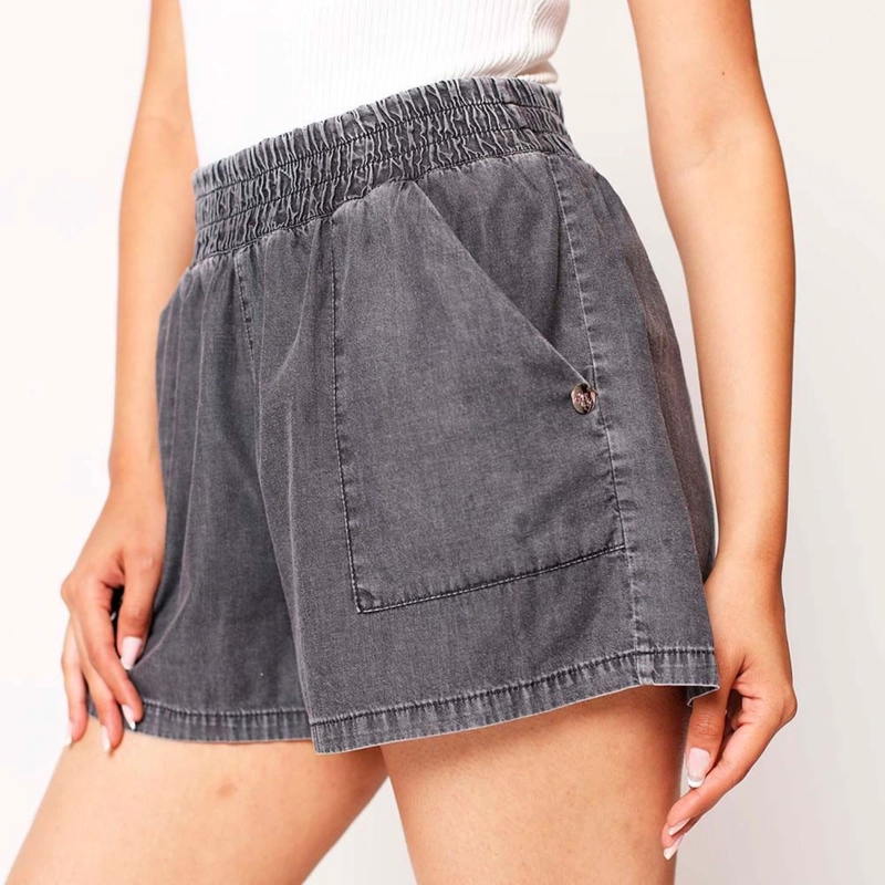 JEANS JOGGER GRIS GRAVILLADO MOMCHIC GRIS - 1