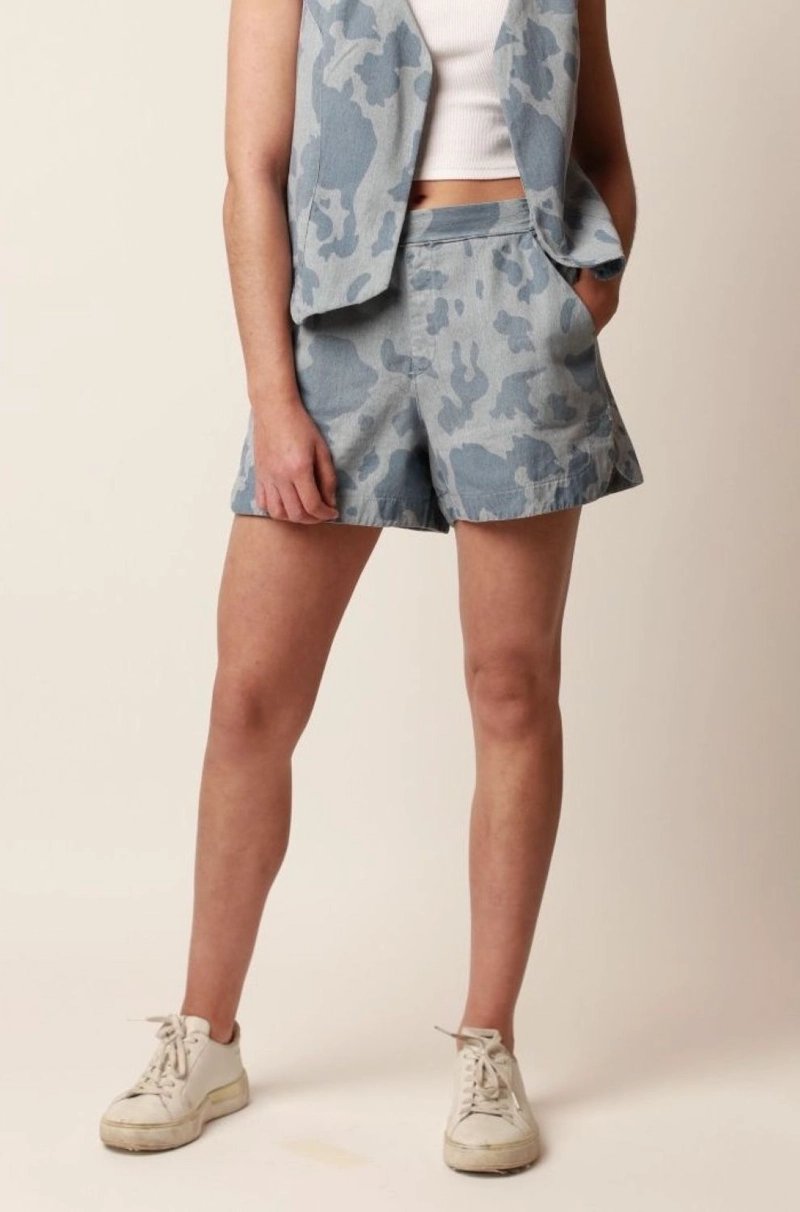 SHORT BOXER VACA CELESTE MOMCHIC CELESTE - 1