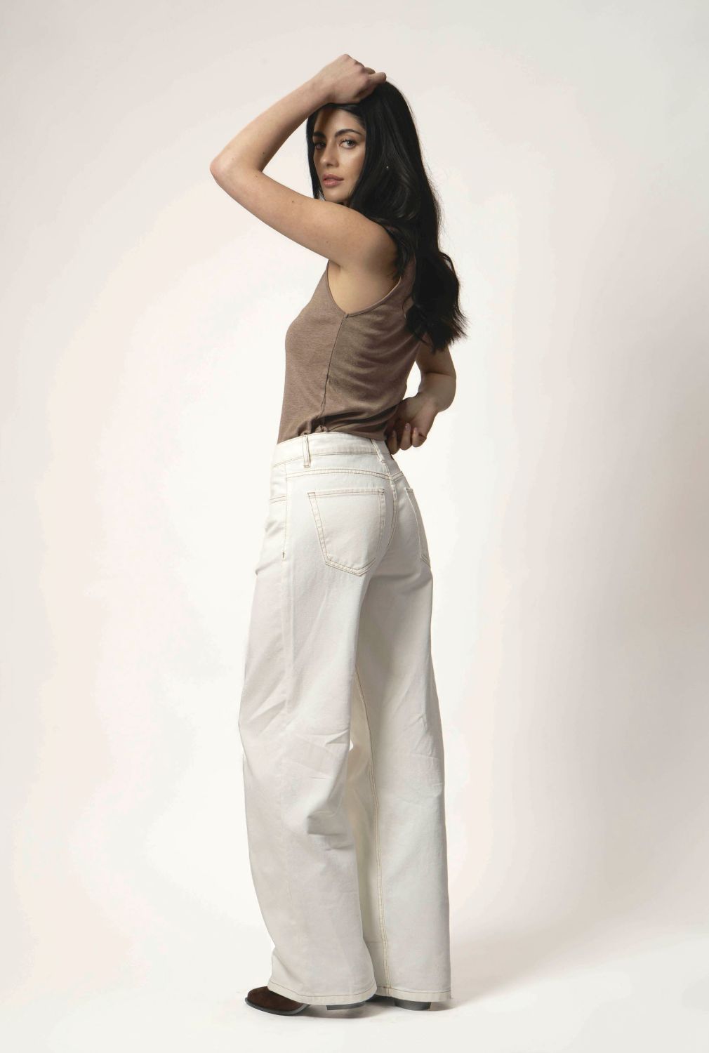 JEANS DE CALCE ANCHOS CON TIRO ALTO - 4