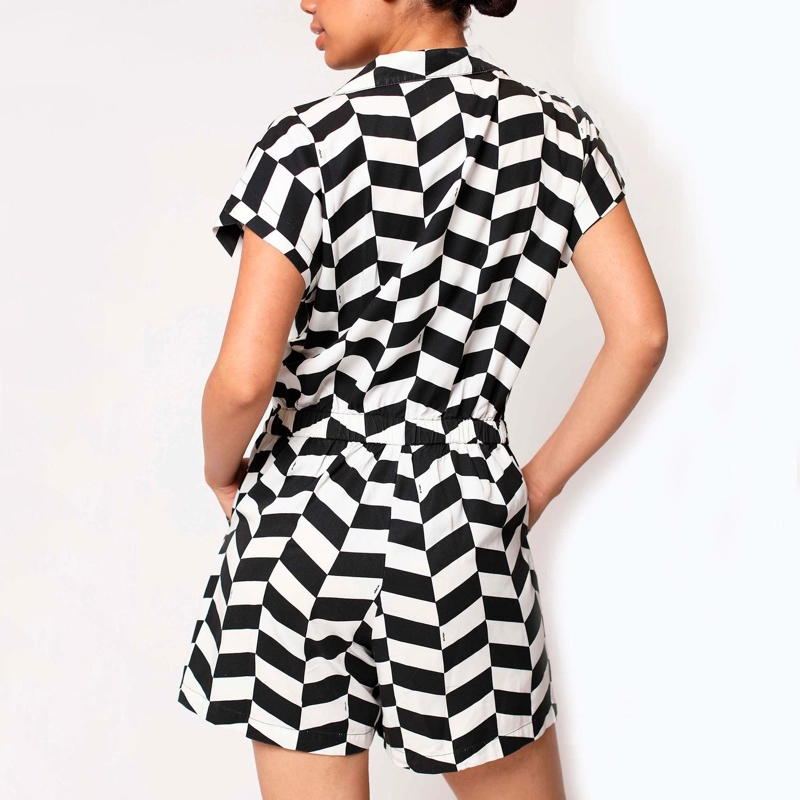ENTERITO ESTAMADO ROMBO MOMCHIC NEGRO - 2