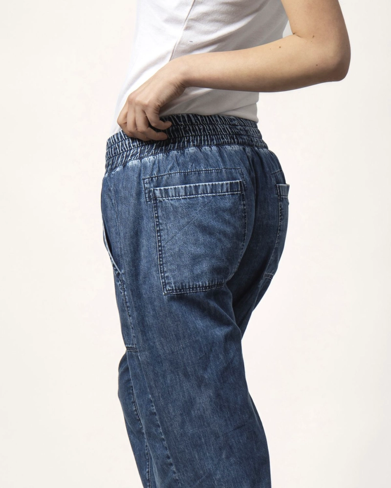 JEANS JOGGER BAGGY AZUL MOMCHIC AZUL - 3