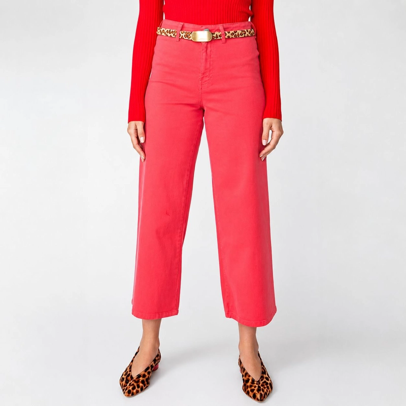 JEANS CULOTTE FUCSIA MOMCHIC FUCSIA - 5