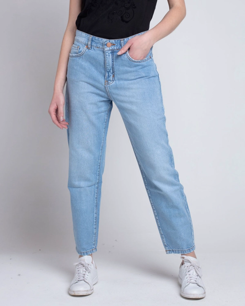 JEANS MOM OLIVIA BLUE MOMCHIC MOMCHIC CELESTE - 1