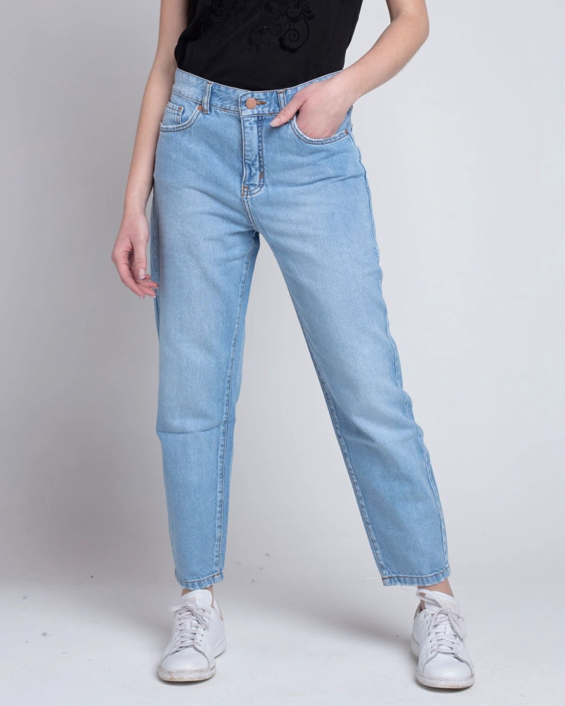 JEANS MOM OLIVIA BLUE MOMCHIC MOMCHIC CELESTE - 1