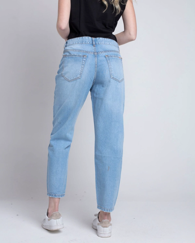 JEANS MOM OLIVIA BLUE MOMCHIC MOMCHIC CELESTE - 3