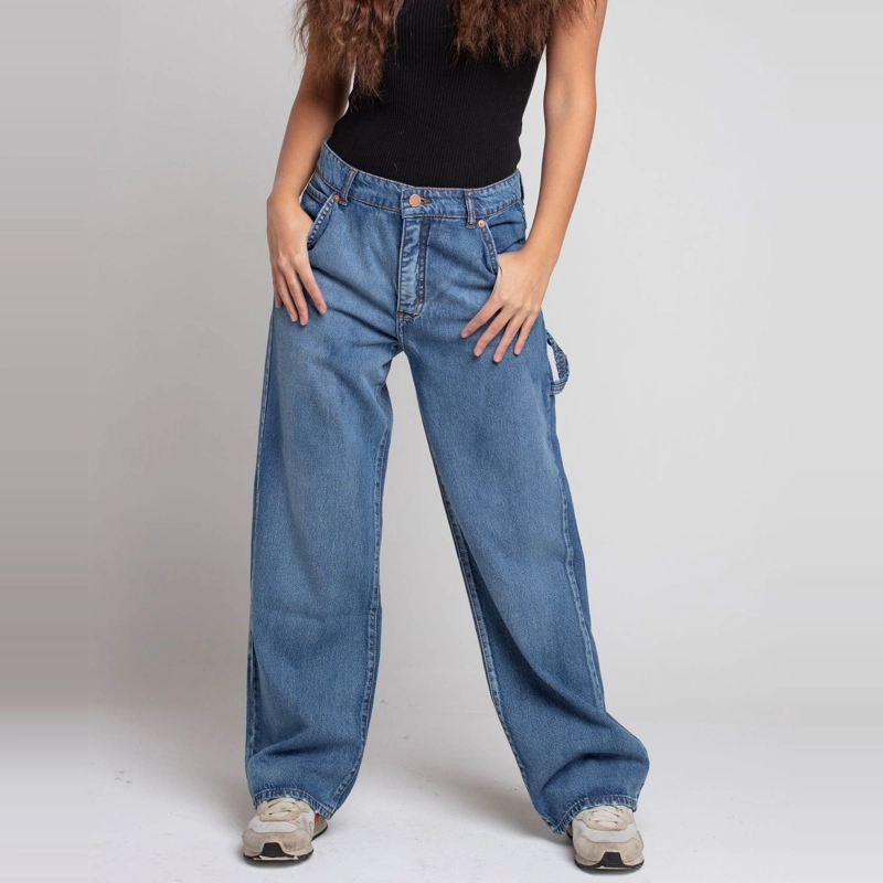 JEANS AZUL RECTO FLOW FIT MOMCHIC MOMCHIC AZUL - 1