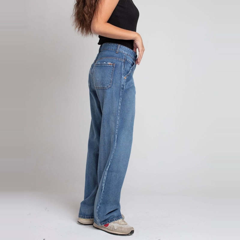 JEANS AZUL RECTO FLOW FIT MOMCHIC MOMCHIC AZUL - 3