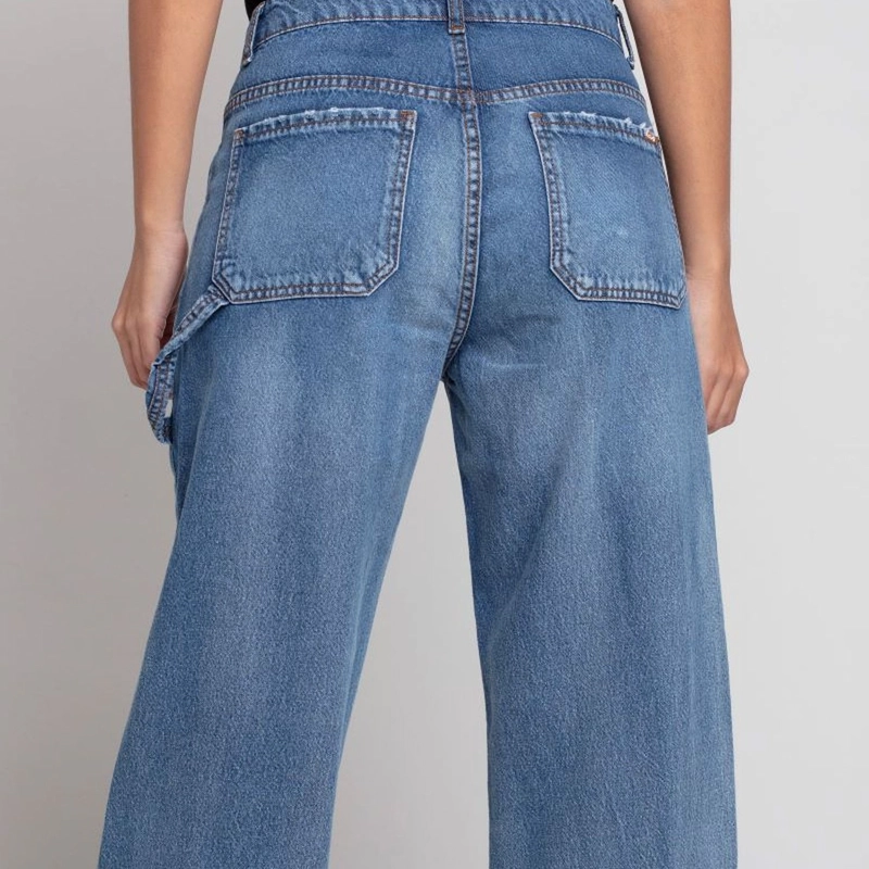 JEANS AZUL RECTO FLOW FIT MOMCHIC MOMCHIC AZUL - 5