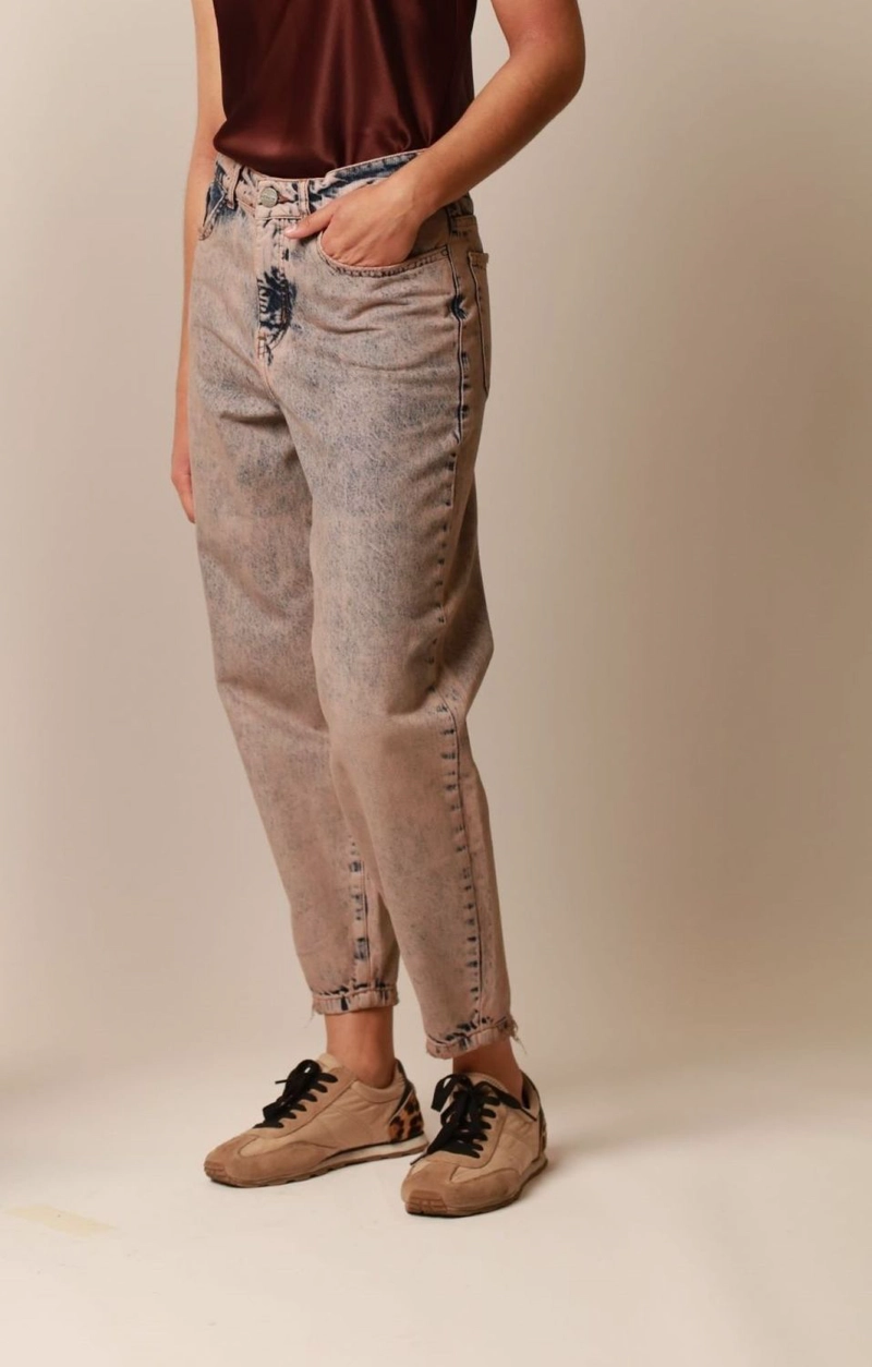JEANS  LOURDES LOCALIZADO CELESTE MOMCHIC CELESTE - 1