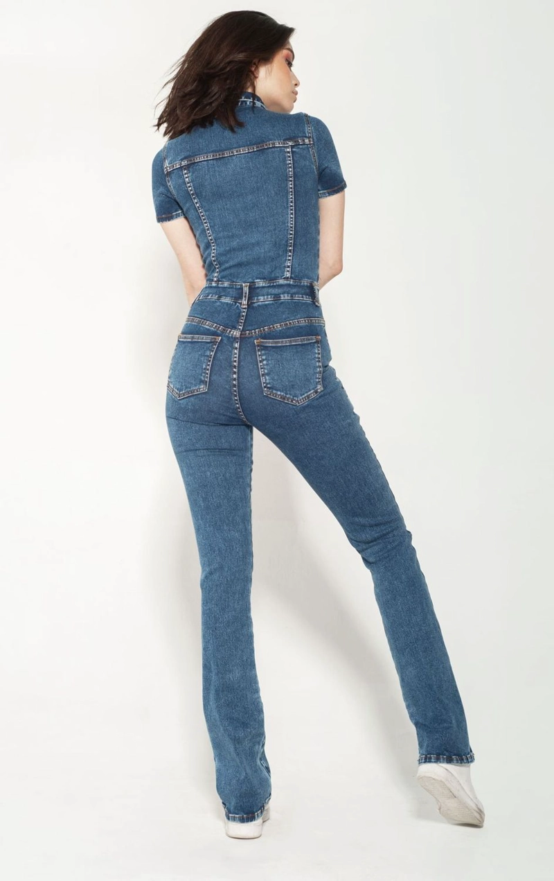ENTERITO PUSH UP JEANS MOMCHIC AZUL - 2