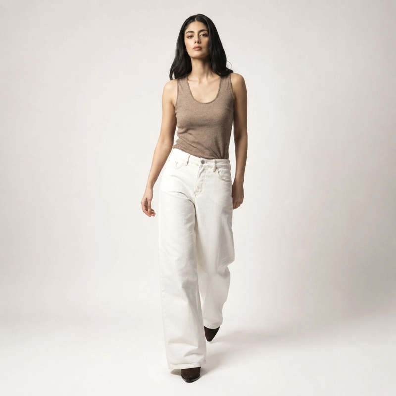 JEANS STELLA NEW BLANCO MOMCHIC BLANCO - 1
