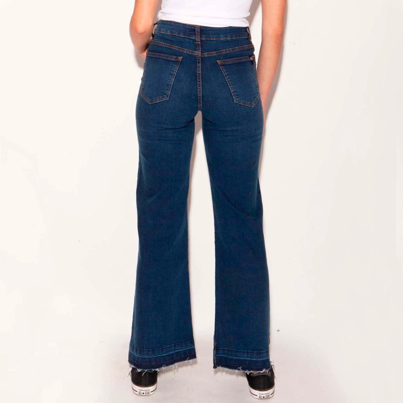 JEANS WIDE LEG LUCIA MOMCHIC AZUL - 5