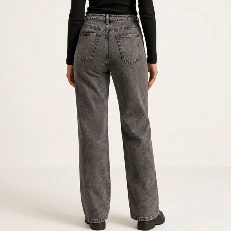 JEANS STELLA STRECH GRIS MOMCHIC GRIS - 2