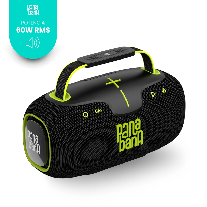 PARLANTE PANABANA BOMBUM BLUETOOTH 60W IPX5 10400MAH TWS NEGRO - 3