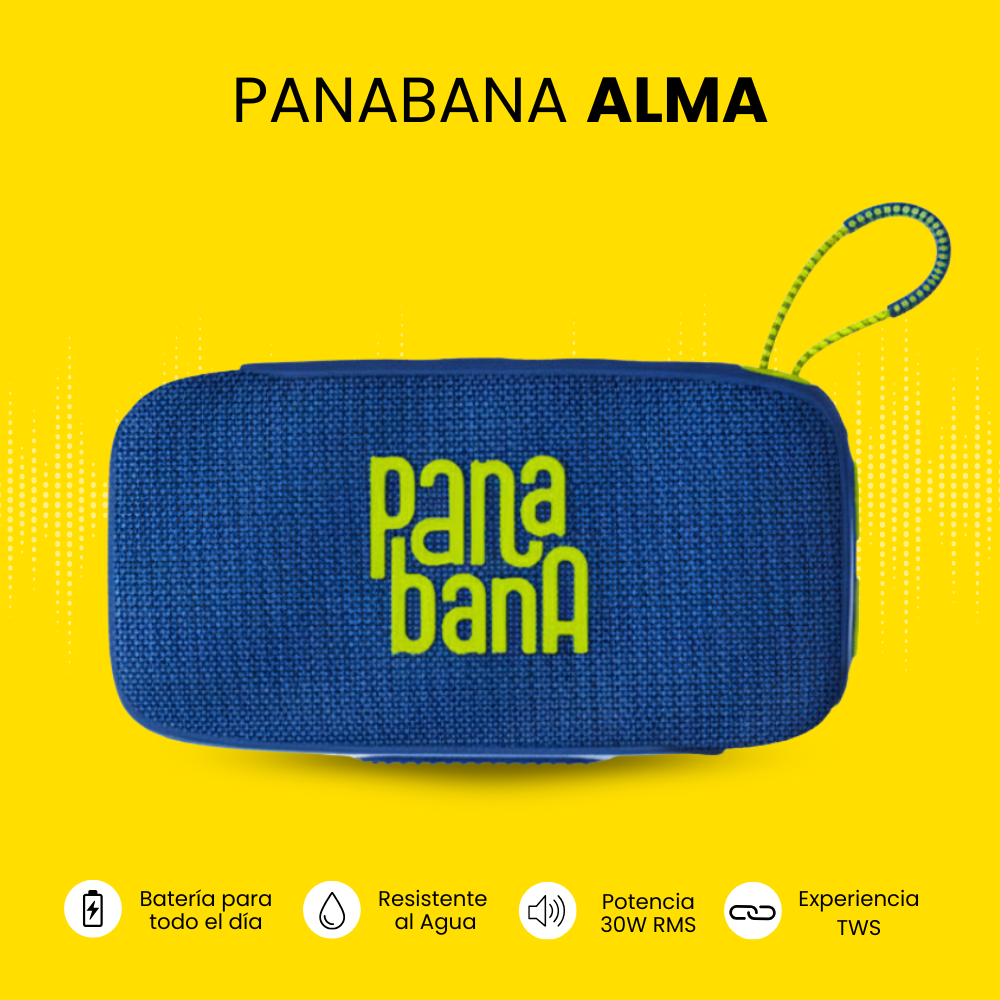COMBO 2 PARLANTES PANABANA ALMA BLUETOOTH TWS 60W TOTAL - 3