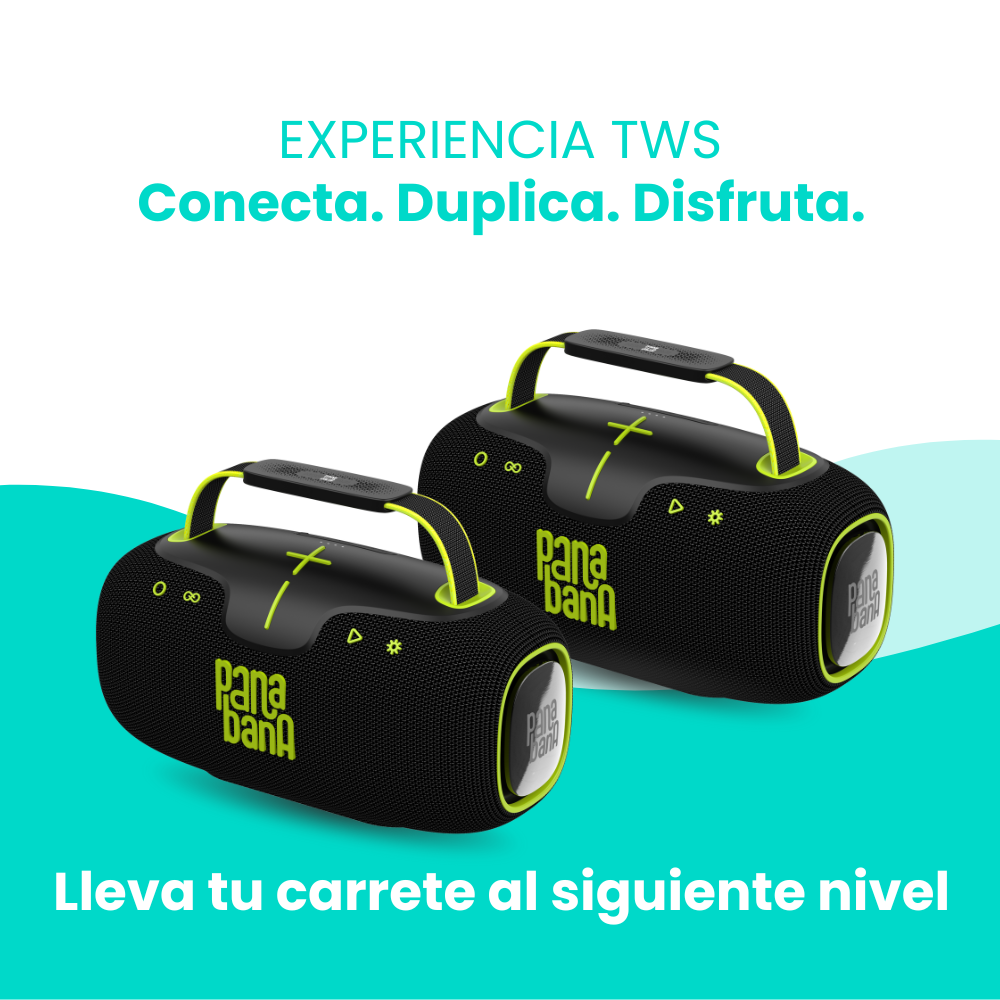COMBO 2 PARLANTES PANABANA BOMBUM BT TWS 120W TOTAL BSP4570X2 - 2
