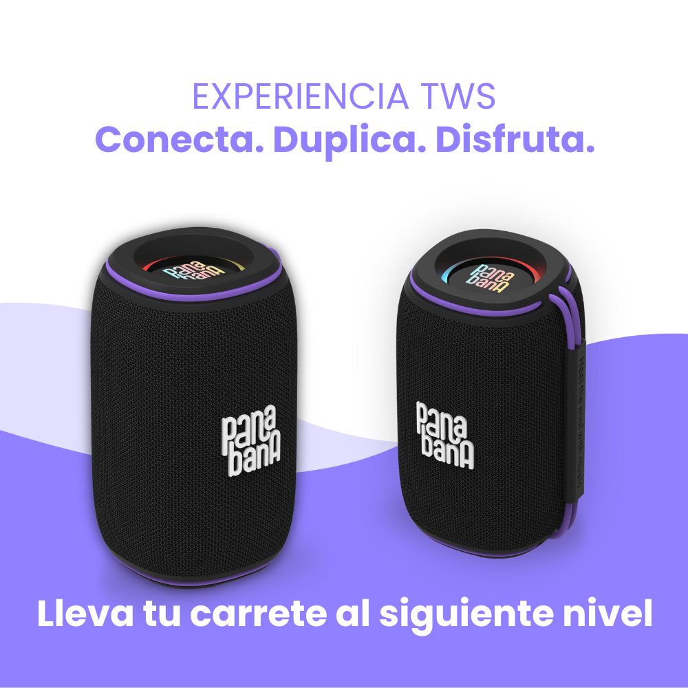COMBO 2 PARLANTES PANABANA FLOW BLUETOOTH TWS 20W TOTAL BSP1085X2 - 2