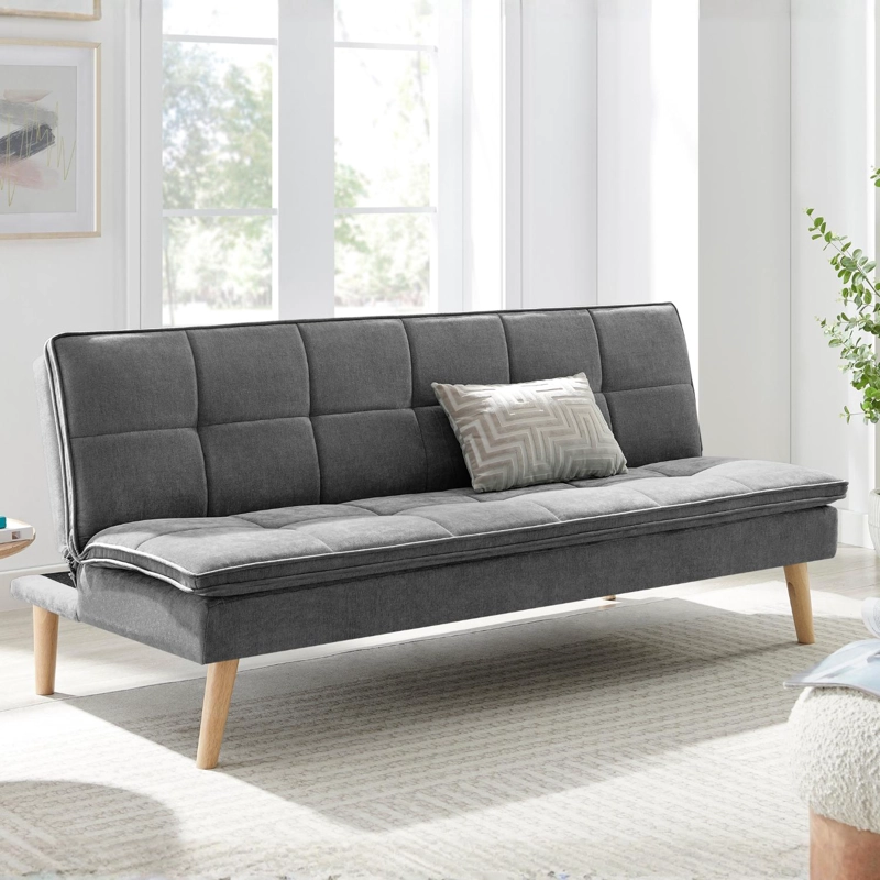 FUTON SKY Q11 3 CUERPOS 182X88X80CM TAMAÑO TAMANO UNICO GRAFITO - 1