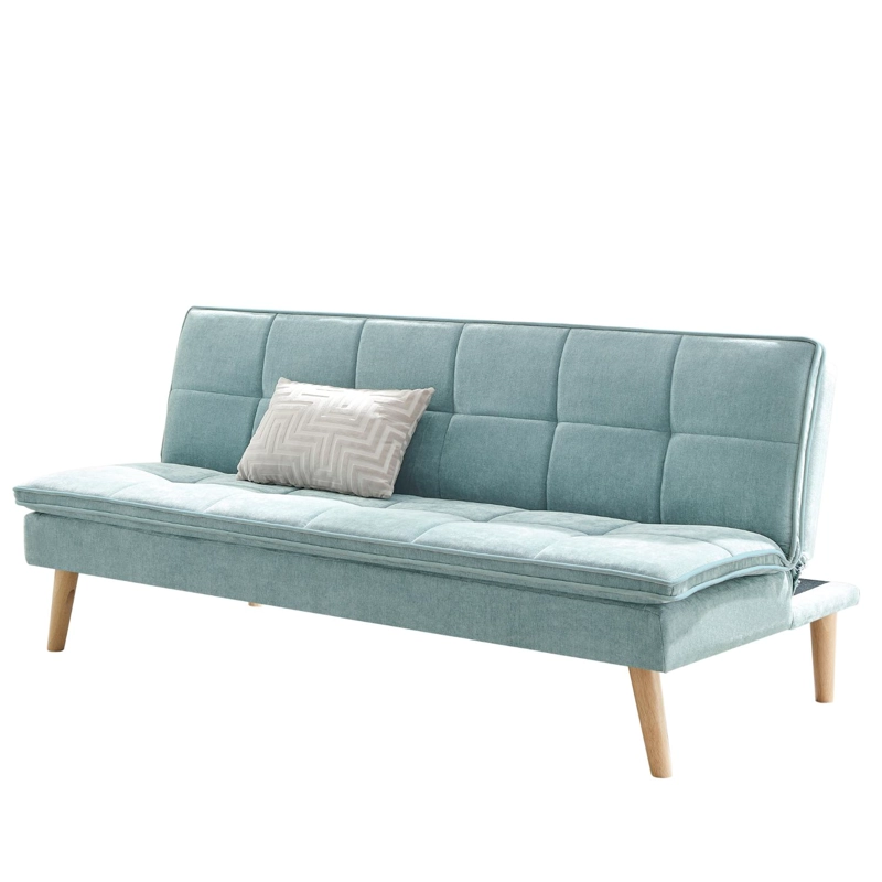 FUTON SKY Q11 3 CUERPOS 182X88X80CM TAMAÑO TAMANO UNICO TURQUESA - 3