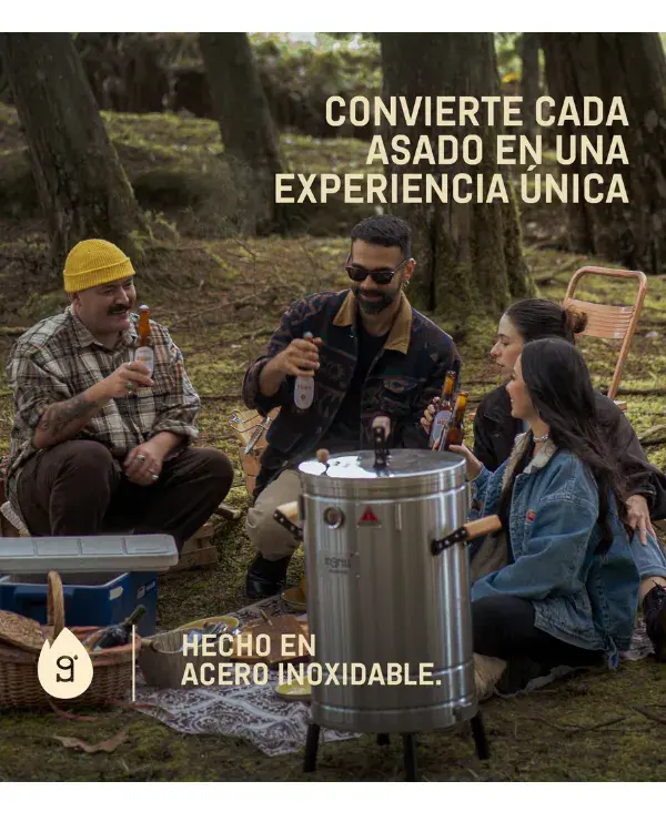 BARRIL PARRILLA AHUMADOR Y ASADOR INGRILL MEDIANO PREMIUM - 6