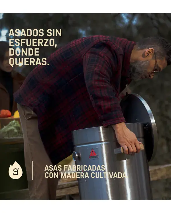 BARRIL PARRILLA AHUMADOR Y ASADOR INGRILL GRANDE BASIK - 5