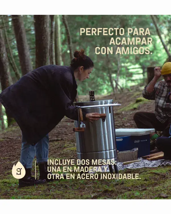 BARRIL PARRILLA AHUMADOR Y ASADOR GRANDE PREMIUM - 9