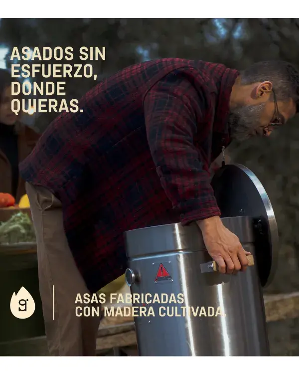 BARRIL PARRILLA AHUMADOR Y ASADOR INGRILL PEQUEÑO BASIK - 7