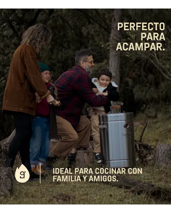 BARRIL PARRILLA AHUMADOR Y ASADOR INGRILL PEQUEÑO BASIK - 8