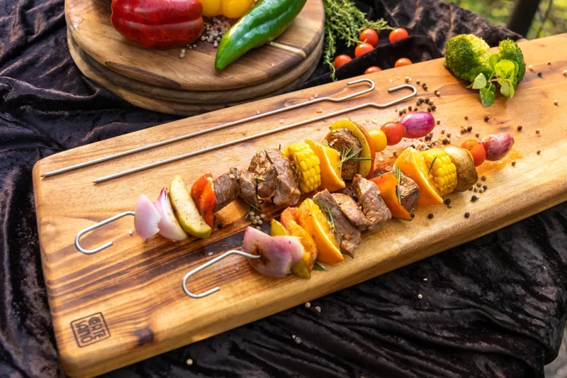 PINCHOS PARA BARRIL PARRILLA AHUMADOR Y ASADOR MINI - 2