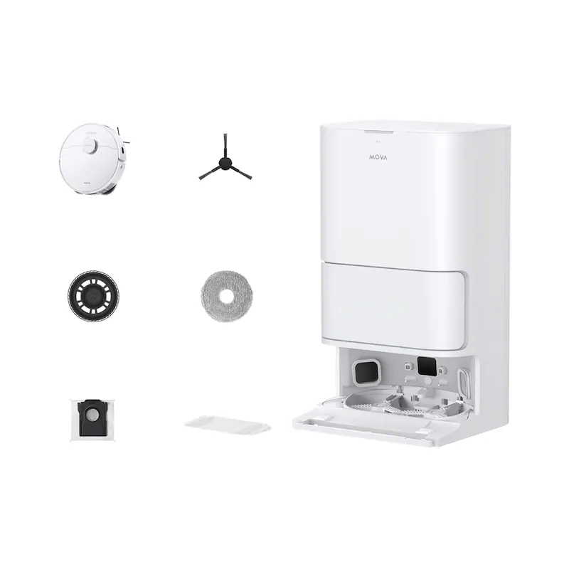 DREAME MOVA E30 ULTRA ROBOT ASPIRADOR Y FREGASUELOS, 7000PA, ELEVACION DE FREGONA DE 10,5 MM - 3