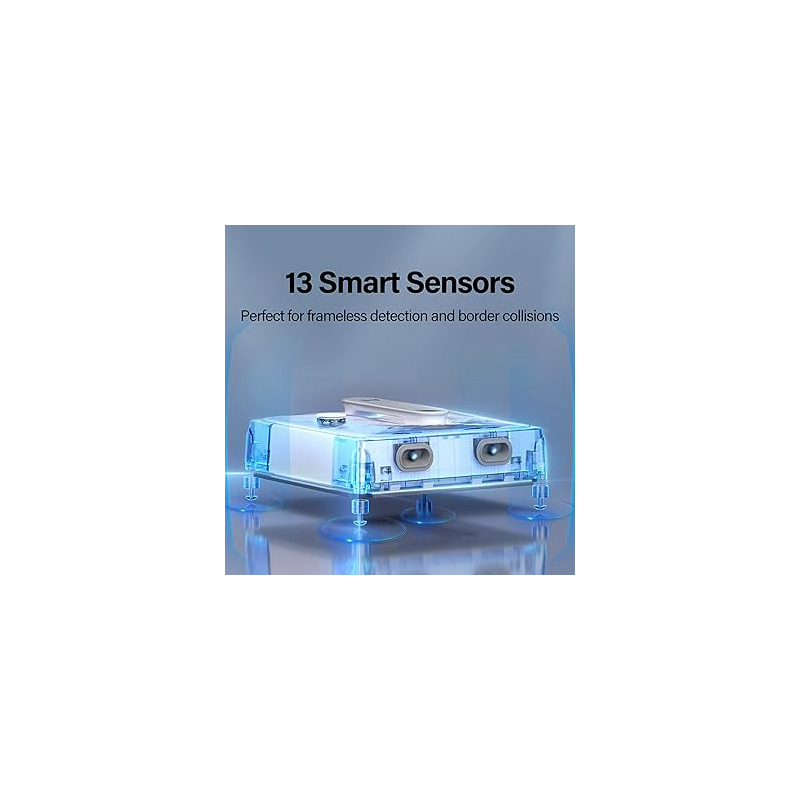 HUTT ROBOT LIMPIA VIDRIOS W9 3800PA SUCCION,4 GLANDULAS DE PULVERIZACION, 150 ML - 5